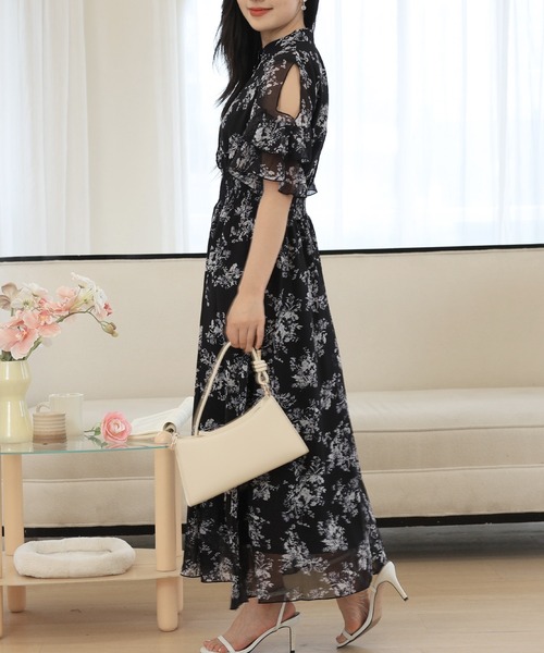 Lace Ladies（レースレディース） ワンピース 花柄 袖コンシャス