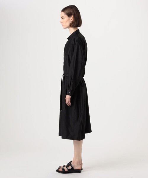 HAVERSACK（ハバーサック） シャツワンピース シルクツイル ドレス