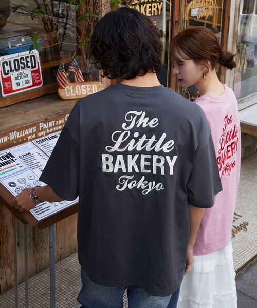 tシャツ 限定展開　The Little BAKERY Tokyo/ リトルベーカリー　別注 ロゴ 刺繍 半袖 Tシャツ レディース | FREAK'S STORE | 02