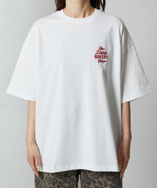 tシャツ 限定展開　The Little BAKERY Tokyo/ リトルベーカリー　別注 ロゴ 刺繍 半袖 Tシャツ レディース | FREAK'S STORE | 19