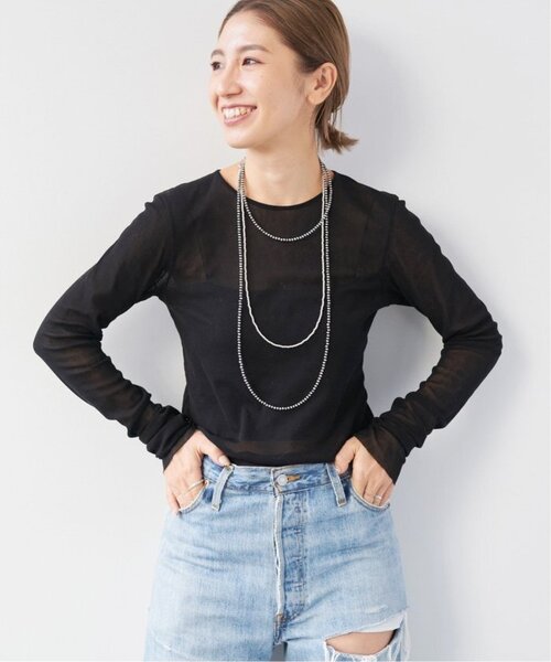 plage tシャツ 「追加」Mesh Sheer ロンT 3 レディース