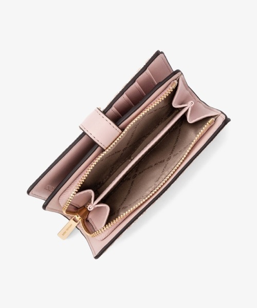 新品未使用 マイケルコース 二つ折り財布 GREENWICH ブラウン MICHAEL KORS（マイケルコース） 二つ折り 二つ折り財布 財布