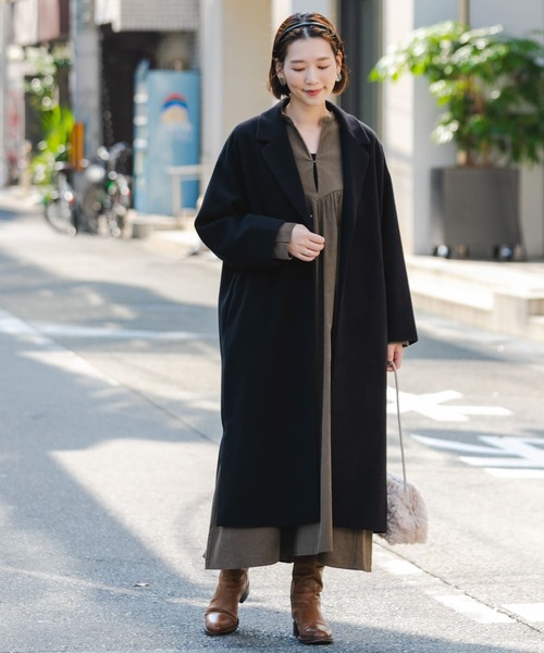 「F by ROSSO」 コート FREE ブラウン レディース_画像3