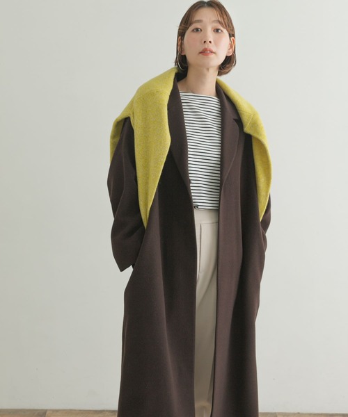 「F by ROSSO」 コート FREE ブラウン レディース_画像6