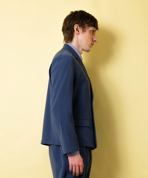 「FACTOTUM」 テーラードジャケット 44 ネイビー メンズ_画像3