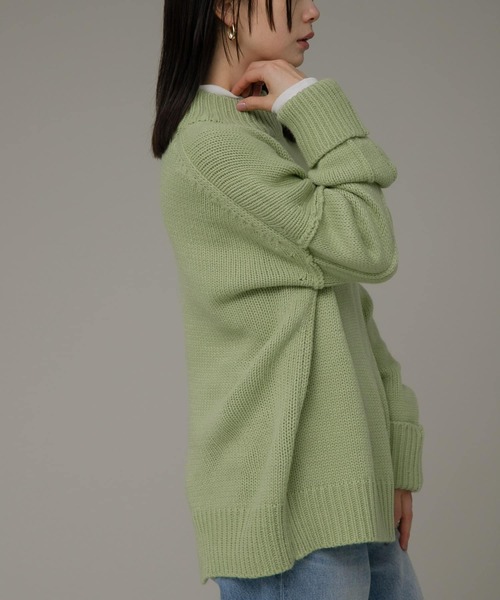 「URBAN RESEARCH Sonny Label」 長袖ニット FREE オフホワイト レディース_画像9