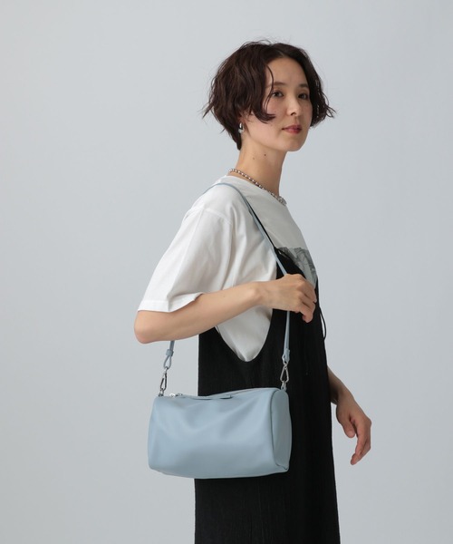 LEPSIM ショルダーバッグ バッグ フェイクレザーシリンダー