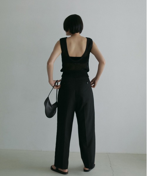 トップス anuke Paperyarn Knit Tanktop ànuke online store（アンヌーク） / Paperyarn Knit