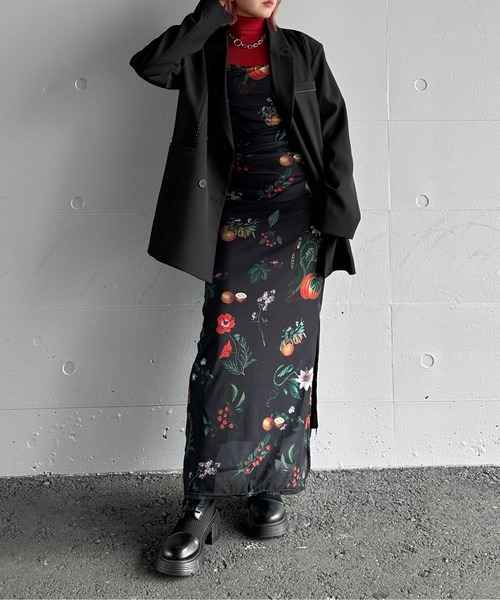 jiasecond. ワンピース 「jiasecond.」ボタニカルプリントキャミソール