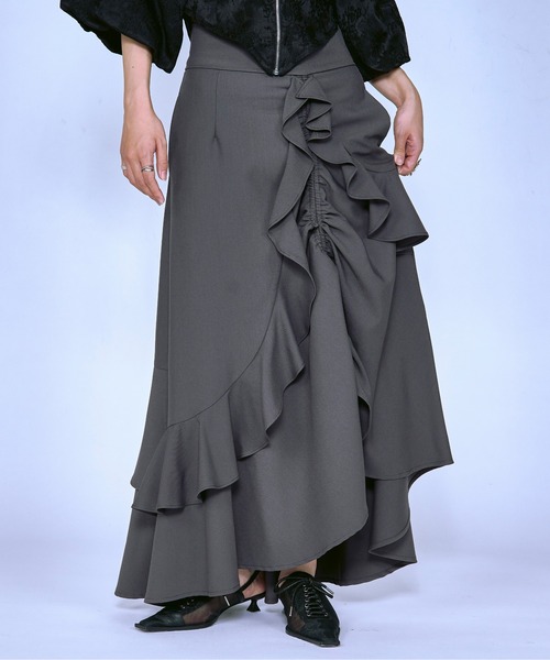 完売ESMOKフリルデザインスカート 完売ESMOKフリルデザインスカート