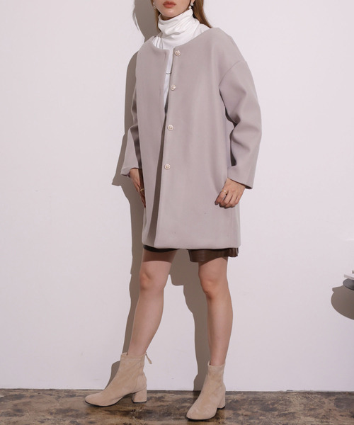 「Girly Doll」 「Doula Doula」コート M ベージュ レディース_画像6