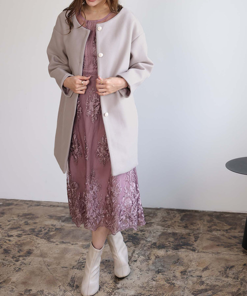 「Girly Doll」 「Doula Doula」コート M ベージュ レディース_画像7