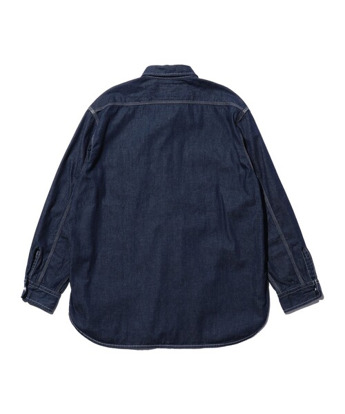 BEAMS+（ビームスプラス） シャツ 8オンス デニム ワークシャツ メンズ