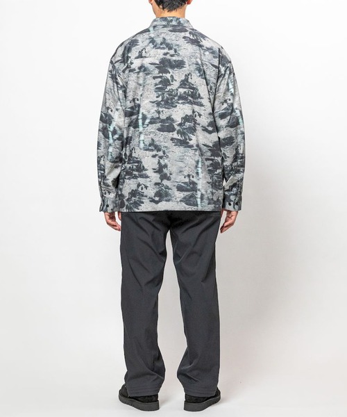 「定価2.7万 meanswhile サイドスリットオープンカラーシャツ」 meanswhile（ミーンズワイル） シャツ Side Slit Open Collar L/S SH