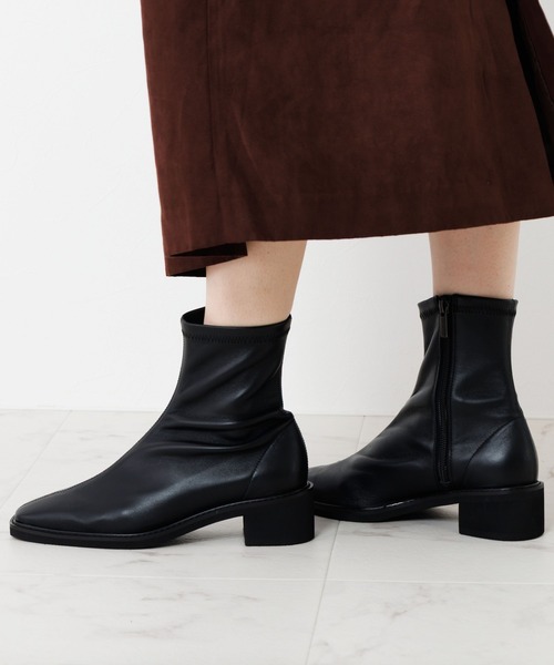 HIMIKO ブーツ 「HIMIKO」「撥水」軽量ソールシープストレッチブーツ
