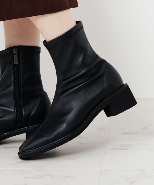 HIMIKO ブーツ 「HIMIKO」「撥水」軽量ソールシープストレッチブーツ