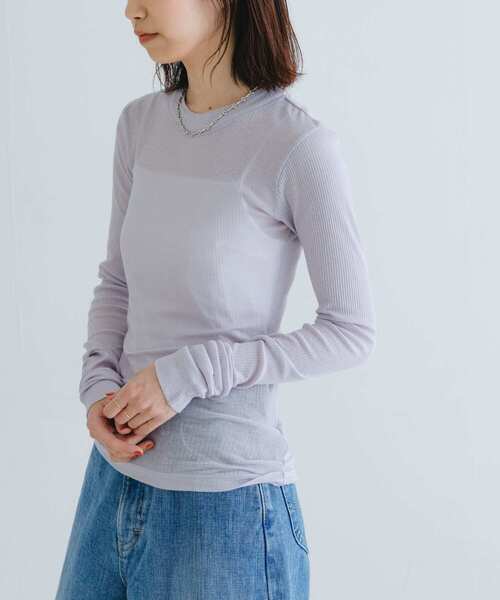 「URBAN RESEARCH」 長袖カットソー SMALL オフホワイト レディース