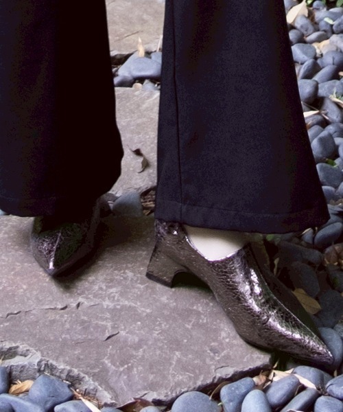 sahara（サハラ） パンプス Cracked Metallic Pumps : ZOZOTOWN Yahoo
