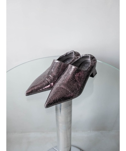 sahara（サハラ） パンプス Cracked Metallic Pumps : ZOZOTOWN Yahoo
