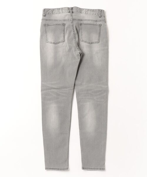 「The DUFFER of ST.GEORGE」 ダメージ加工デニムパンツ MEDIUM ライトインディゴブルー メンズ