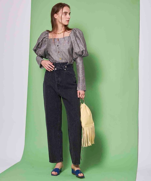 MAISON SPECIALブラックデニム サイズ36 MAISON SPECIAL 「MAISON SPECIAL」 デニムパンツ 36 ブラック