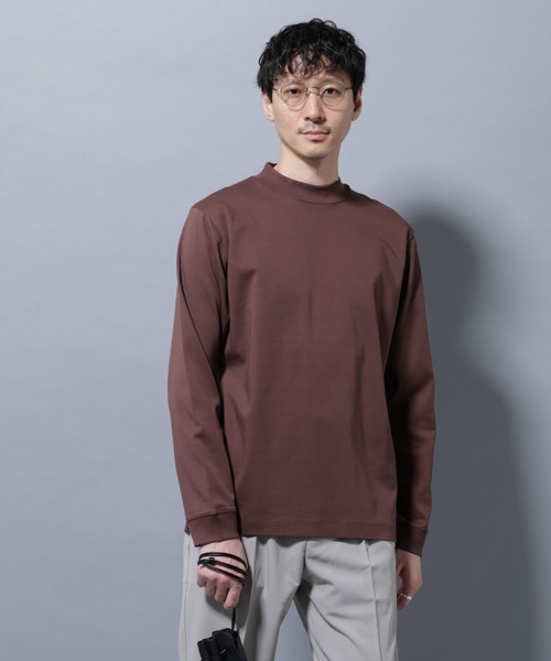 NANO universe（ナノ・ユニバース） tシャツ アンチスメルモックネック