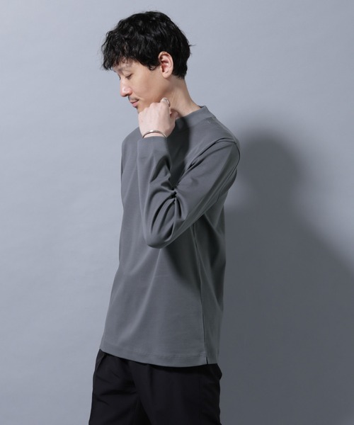 NANO universe（ナノ・ユニバース） tシャツ アンチスメルモックネック
