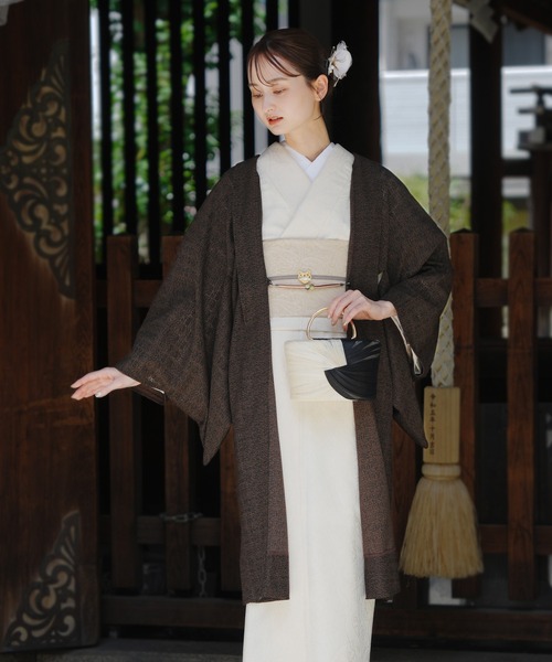 utatane 着物 羽織 レース ニコアンティーク レトログラフィカ ダーク