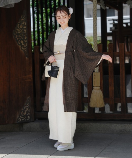 curios tokyoアンティークレース　羽織　ヴィンテージ ナイトジャケット utatane 着物 羽織 レース ニコアンティーク ハナグラフ モノクローム