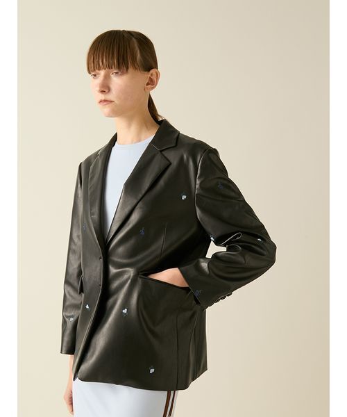 FURFUR（ファーファー） ジャケット テーラードジャケット ローズ刺繍