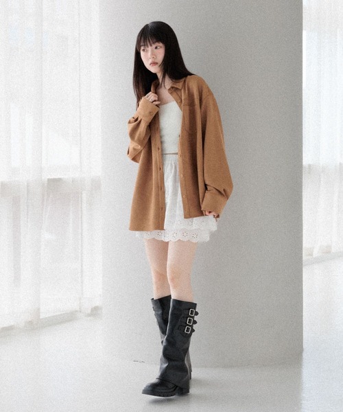 Heather（ヘザー） ブーツ ベルト付きカバーロングブーツ 581674