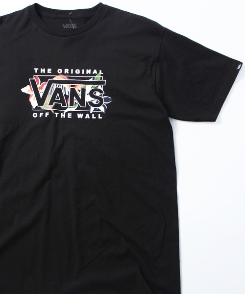 「VANS」 半袖Tシャツ M ブラック メンズ