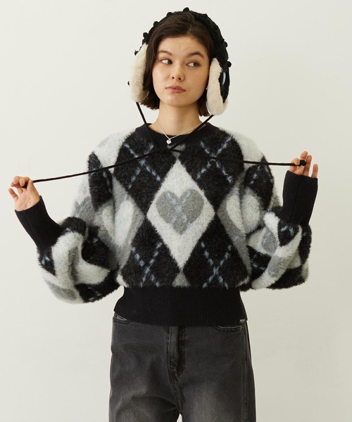 MILK FED.☆ニット MILKFED.（ミルクフェド） セーター ニット MILKFED LOGO KNIT TOP