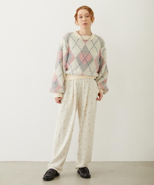 MILK FED.☆ニット MILKFED.（ミルクフェド） セーター ニット MILKFED LOGO KNIT TOP