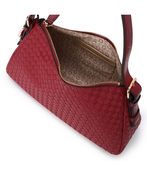 ゲス　ハンドバッグ ショルダーバッグ　GUESS  赤　バッグ ゲス GUESS DAVINA Shoulder Bag （RED） - ファッション通販 MAGASEEK
