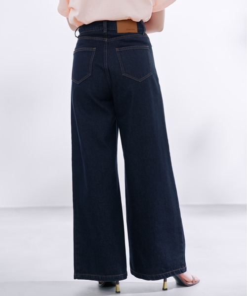 ジーンズ デニム デニムパンツ COHINA DENIM フレアワイド 「低