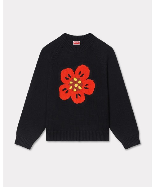 'Boke Flower' コットンウール　ジャンパー レディース
