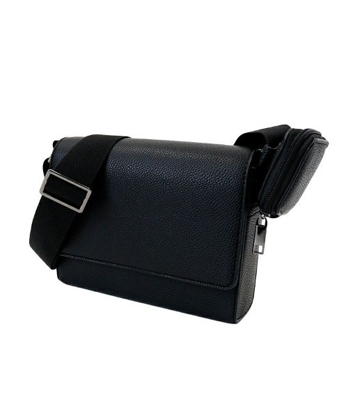 STYLISE ショルダーバッグ 「SYNQUE」Box shoulder bag / ブラック「C 