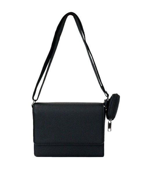 STYLISE ショルダーバッグ 「SYNQUE」Box shoulder bag / ブラック「C 