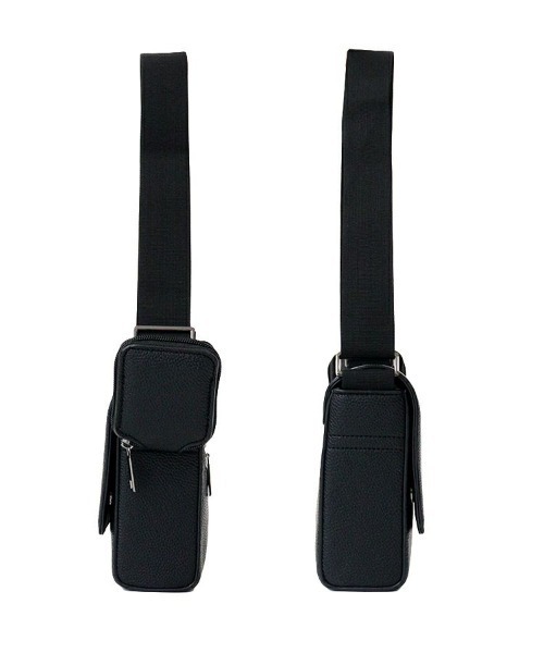 STYLISE ショルダーバッグ 「SYNQUE」Box shoulder bag / ブラック「C 