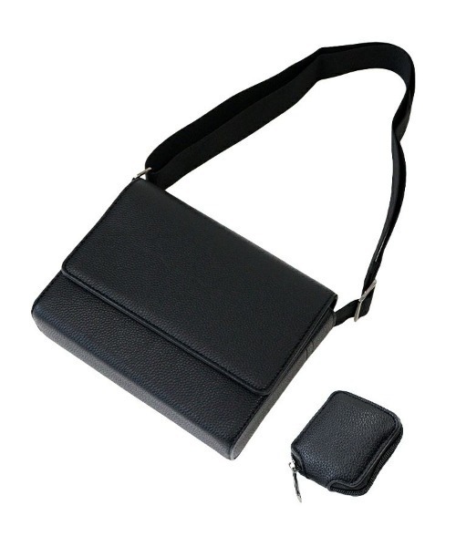STYLISE ショルダーバッグ 「SYNQUE」Box shoulder bag / ブラック「C 