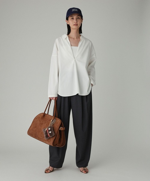 BABYLONE（バビロン） パンツ T/Wストレッチトロタックパンツ