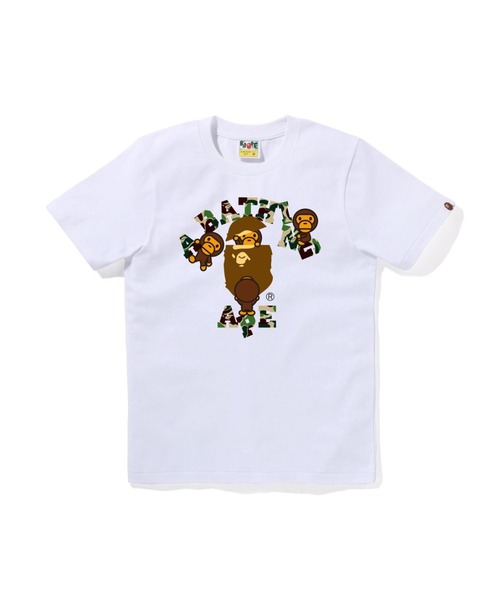tシャツ ABC CAMO COLLEGE MILO TEE レディースの画像