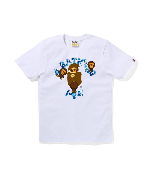 tシャツ ABC CAMO COLLEGE MILO TEE レディースの画像