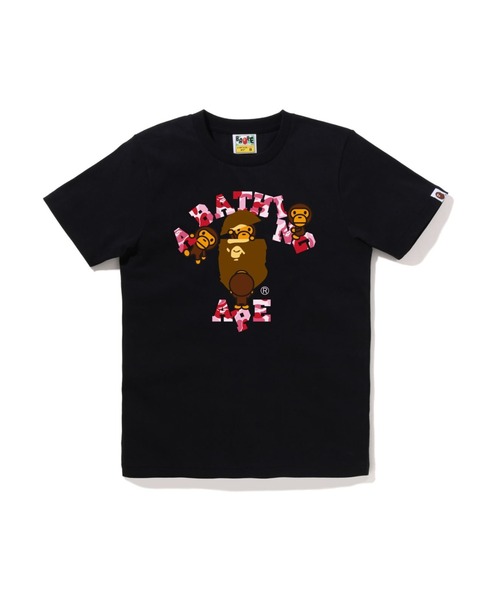 tシャツ ABC CAMO COLLEGE MILO TEE レディースの画像