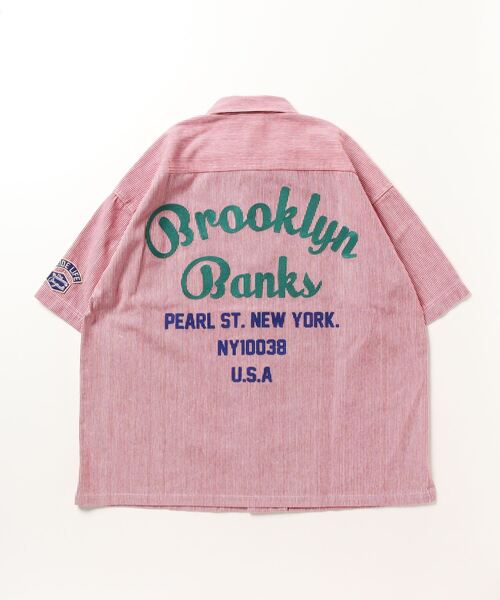 「ムラサキスポーツ」 半袖シャツ L ネイビー メンズ_画像3