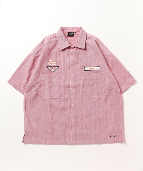 「ムラサキスポーツ」 半袖シャツ L ネイビー メンズ_画像6