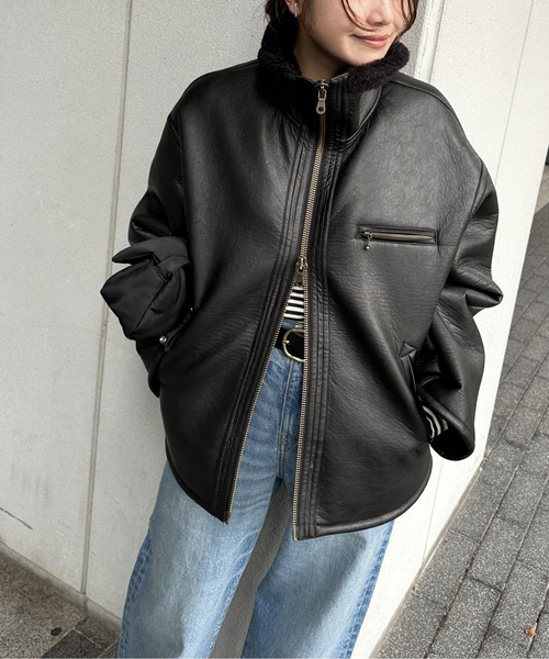 JOURNAL STANDARD レザージャケット ライダース 「WEB限定追加