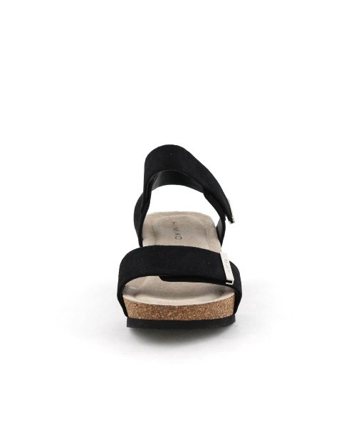 「HIMIKO」 フラットサンダル 22.0cm シルバー レディース_画像3