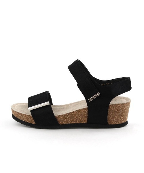 「HIMIKO」 フラットサンダル 22.0cm シルバー レディース_画像5